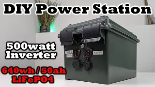 Build Your Own LiFePO4 Power Station! - 640wh / 50ah Ampere Time (AKA LiTime) Battery Build!