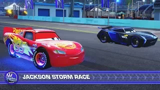 CARS 3 Ending Lightning McQueen vs Jackson Storm Final Race