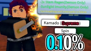 Spending 10,000 Robux To Get 0.1% KAMADO Clan and Becoming OP In Project Slayers...