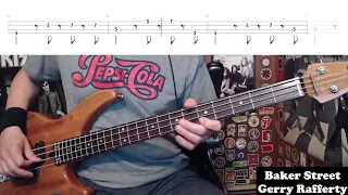 Baker Street by Gerry Rafferty - Bass Cover with Tabs Play-Along