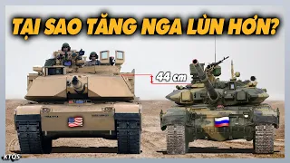 Vì Sao Xe Tăng Nga Lại Lùn Hơn Xe Tăng Của Phương Tây?