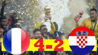 FRANCE VS CROITIA 4-2 All GOALS & HIGHLIGHT FINAL WORLD CUP HD 🔥🔥🔥