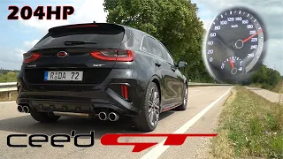 2019 Kia Ceed GT (204HP) | 100-200km/h & 0-100km/h | ACCELERATION