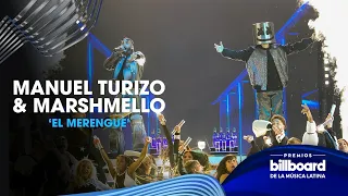 "El Merengue" de Manuel Turizo y Marshmello pone a todos a bailar | Premios Billboard 2023