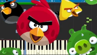 Angry Birds Theme Song - EASY Piano Tutorial