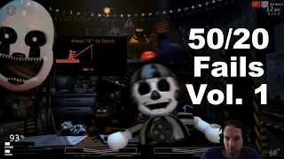 FNaF Ultimate Custom Night - 50/20 Fails, Volume 1 (Day 1 Gameplay)