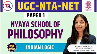 UGC NET Paper 1 Indian Logic | Nyaya School of Philosophy | UGC NET December 2023 | by Target Abhi