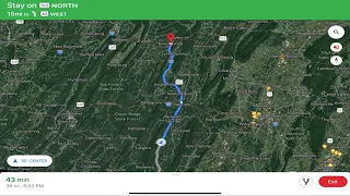 October 30, 2019/830 Trucking Back roads of Virginia. Berkeley Springs, West Virginia