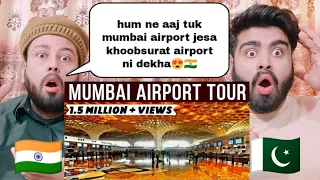 Mumbai International Airport ( Chhatrapati Shivaji Maharaj ) Tour | Shocking Pakistani Reaction )