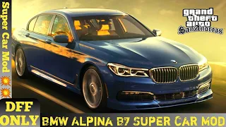 Gta San Andreas BMW Alpina B7 Mod For Android | Dff Only | Super Car Mod | gta sa dff only android