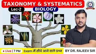 TAXONOMY & SYSTEMATICS | BIOLOGY | | UPTGT | PGT | KVS | LT-GRADE | GIC-LECTURER | RAJEEV ACADEMY