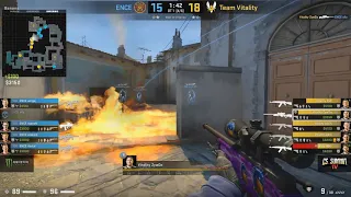 zywoo 4k entry awp inferno overtime ence v vitality csgo summit 4 2019