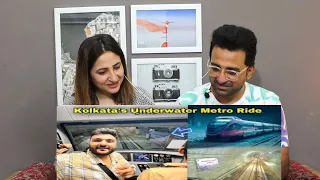 Pak React India’s First Underwater Metro Ride 😨 Howrah-Esplanade | Exclusive Metro Ride In Kolkata