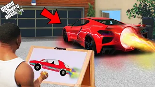 Franklin Find God  Booster Super Car With The Help Of Using Magical Painting In Gta V