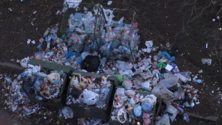 Как вывозили мусор в Брюховичах в ноябре 2016. 20.11.2016.