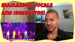 Reacting to Mamamoo Live Vocals and High Notes