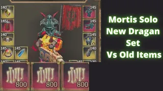 Drakensang Online : Mortis Solo New Dragan Set Vs Old Items