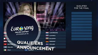 The exciting announcement of the ten qualifiers of the Semi-Final 1