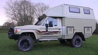 Off-Road-Schmiede presents: Toyota Landcruiser GRJ79 mit Alkovenkabine - Overlander, 4x4 RV