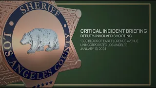 Critical Incident Briefing - Century Station, 01/13/24