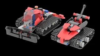 Tracked Racer - A Lego Technic 42148 Alt-build by Studio Kostq