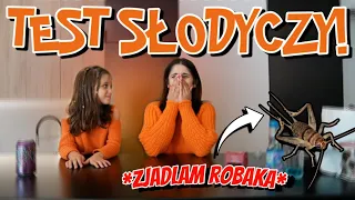 TEST NIETYPOWYCH SŁODYCZY!🧡 ZJEDLIŚMY ROBAKA 😱