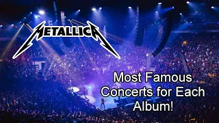 The Most Famous Concerts from each Metallica Album Era