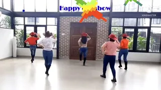 New CowBoy Yodel Line Dance || Demo by Happy Rainbow LD