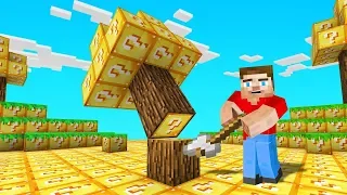 Minecraft Preživljavanje, ali je SVE napravljeno od LUCKY BLOCKOVA! *brutanoo*