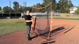 BOWNET Baseball/Softball Strike Zone Counter Set Up