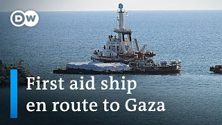 Will the new maritime aid corridor bring substantial relief into Gaza? | DW News