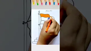 National Flag of India Drawing|| Independence Day Drawing|| Swadhinata Divas Drawing|| Indian Flag