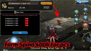 Toram Online Farm Spina 400k For pcs 18m for day #mmorpg #toramonline #toram #toramindonesia