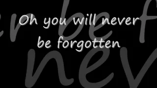 jessica Andrews - you will never be forgotten lyrics.avi