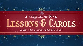 Advertising our Festival of Nine Lessons & Carols 2021
