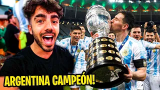 REACCIONANDO A ARGENTINA VS BRASIL EN MÉXICO! *final copa america*