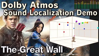 The Great Wall |Except 7ch| Dolby Atmos Sound Localization Demo (Download mp4 Atmos file)