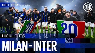 SECOND STAR 🇮🇹⭐⭐ | MILAN 1-2 INTER | HIGHLIGHTS | SERIE A 23/24 ⚫🔵🇬🇧