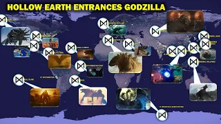 All Hollow Earth Entrances in the Monsterverse -  2024 updated