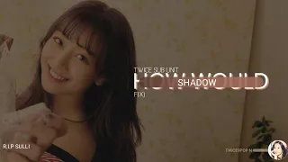 How would TWICE sub-unit sing F(x) shadow | Line Distribution