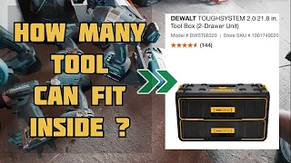 DEWALT Toughsystem 2.0 Drawer - How Many Tools can fit in?