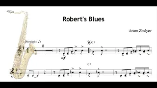 Robert's Blues  (New Orleans Style) for Saxophone & Piano