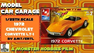 Model Car Garage - The 1972 Chevrolet Corvette Convertible By AMT/ERTL - A Model Car Unboxing Video