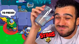 SE PERDER, JOGA ÁGUA NA CARA!! TENTE NÃO RIR BRAWL STARS IMPOSSÍVEL!!