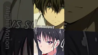 Oreki (full potential) vs smart anime high school characters (fixed outsmarting situation)