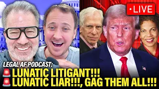 LIVE: Trump OUT OF CONTROL Maniac, CRASHES and BURNS in Courts | Legal AF