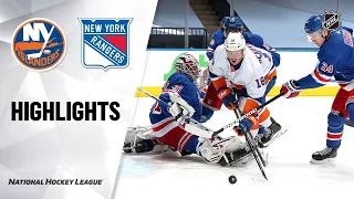 NHL Exhibition Highlights | Islanders @ Rangers 07/29/20