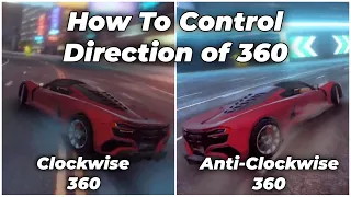 How To Control Direction of 360 For Floaty Drift | Asphalt 9 Legends - RedNycto