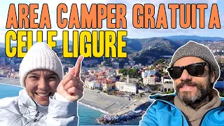 CON il CAMPER in LIGURIA - DOVE SOSTARE GRATIS a CELLE LIGURE