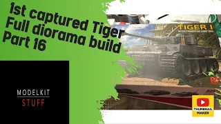 Rye Field Model 1/35 inital production Tiger Diorama. Full build part 16